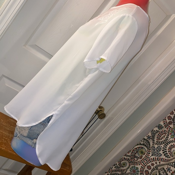 Cato White Embroidered Blouse NWT - Picture 6 of 12